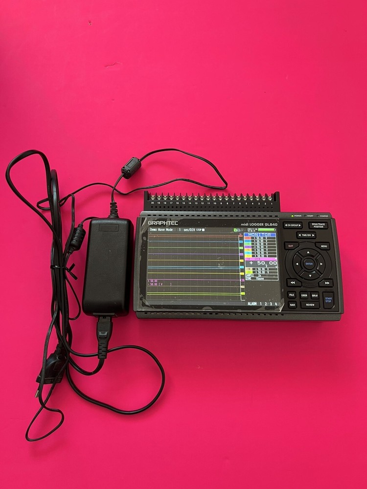 Graphtec midi logger GL840 With AC Adapter