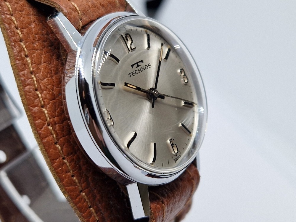 vintage unisex Technos watch manual wind 31mm