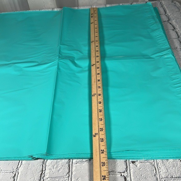 Huge Poly Mailer 24”x24” Teal Blue 30 mailers Big Poly Mailer