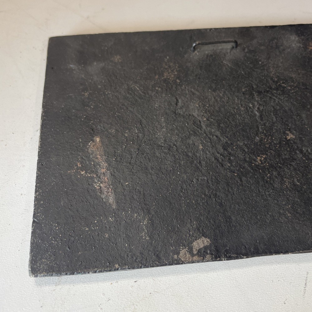 19th Century Dutch Metal Plaque 7x5