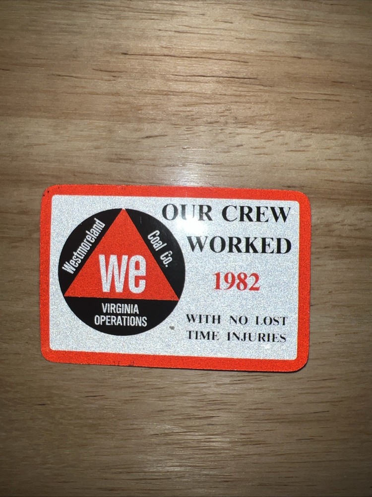 Lot Of 4 Coal Mining Stickers