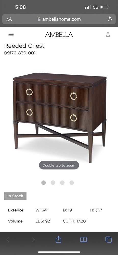 Reeded Chest