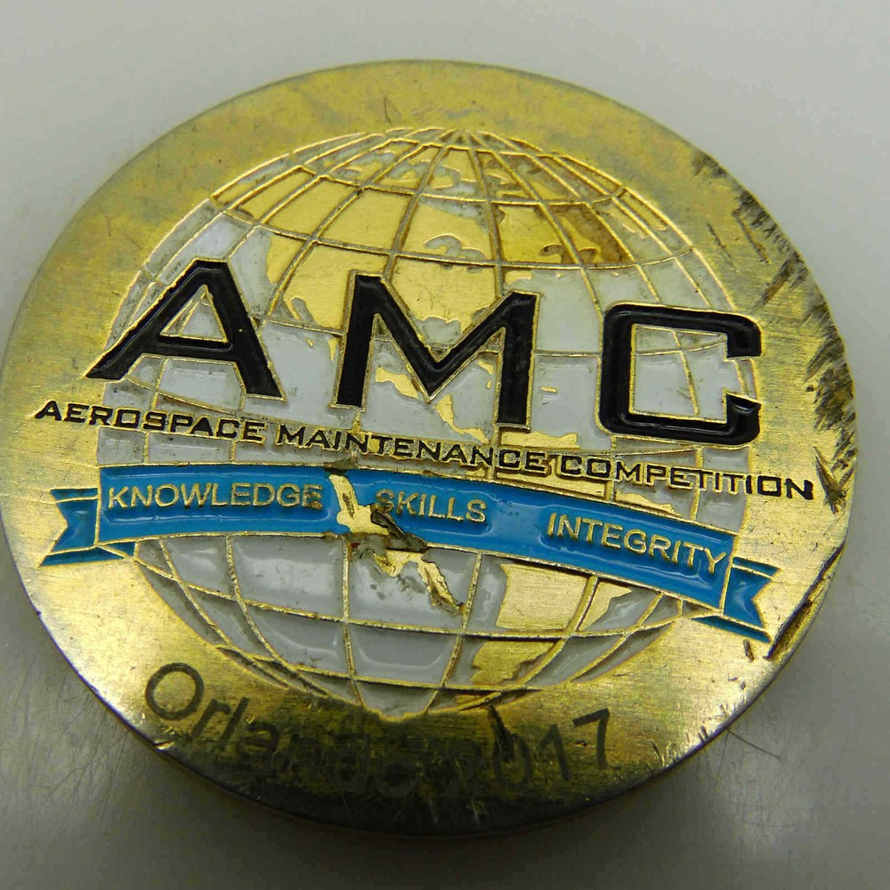 AMC AEROSPACE MAINTENANCE COMPETITION CHALLENGE COIN