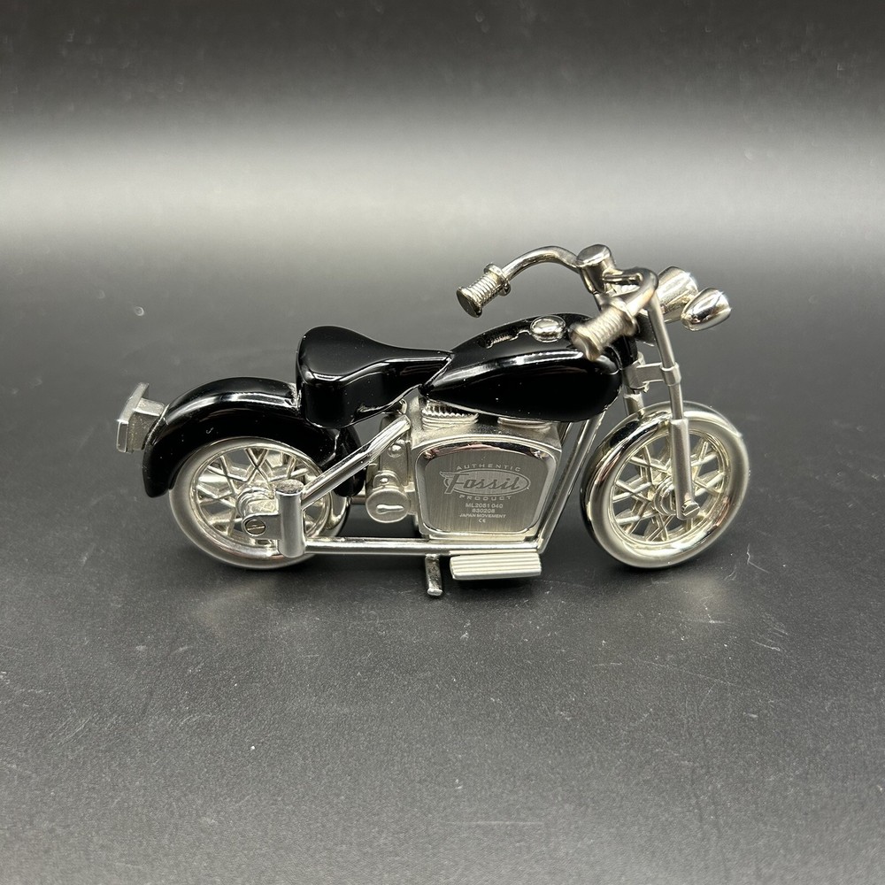 Fossil Limited Edition Motorcycle Clock * Needs Battery *