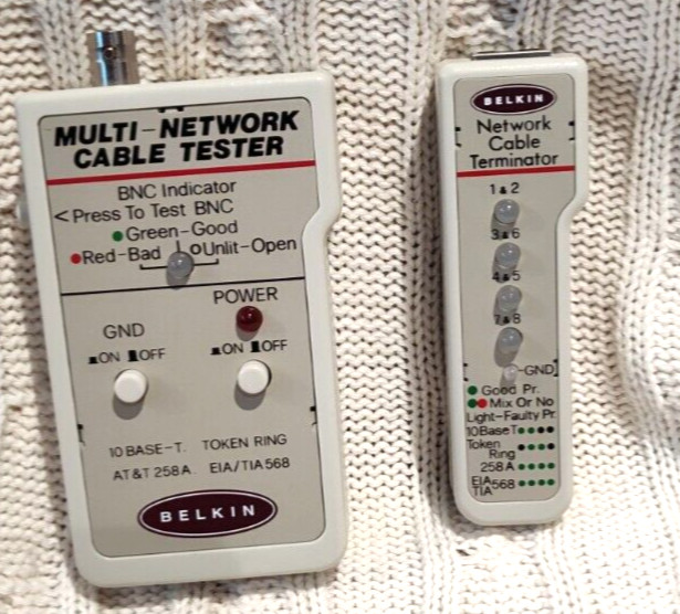 Belkin Network Cable Terminator and Multi Network Cable Tester
