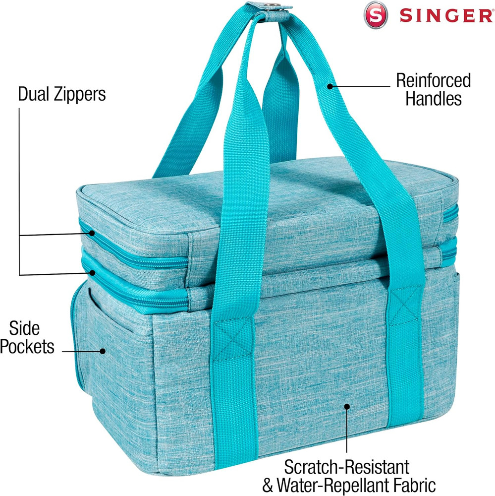 Sewing Accessories Organizer (Bag Only) – Double Layer Portable Sewing Storage B