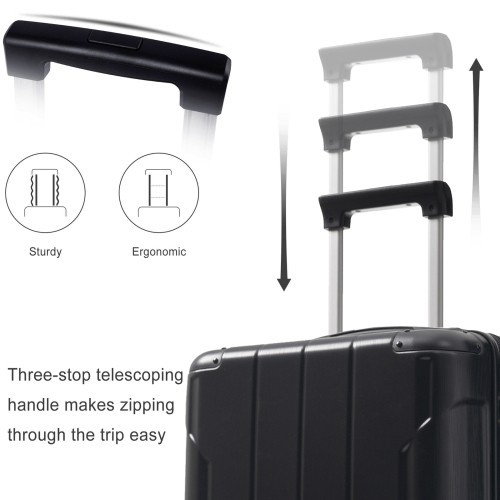 suitcase Hard-shell luggage, dual-wheel ABS suitcase