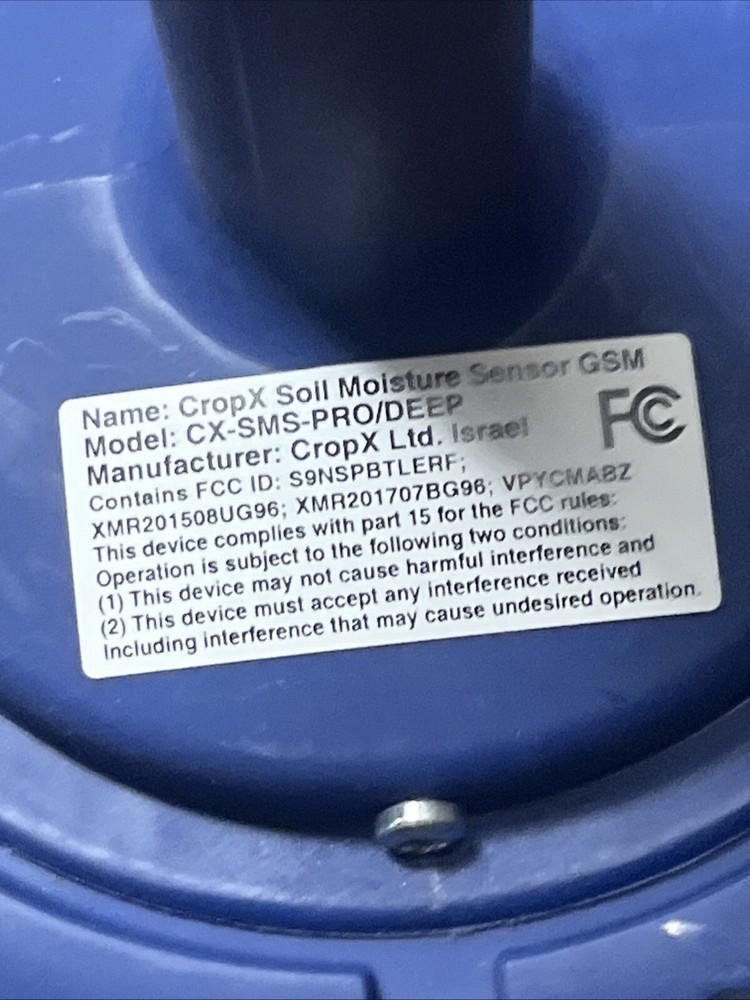 CropX Soil Moisture Sensor CX0SMS-PRO/DEEP