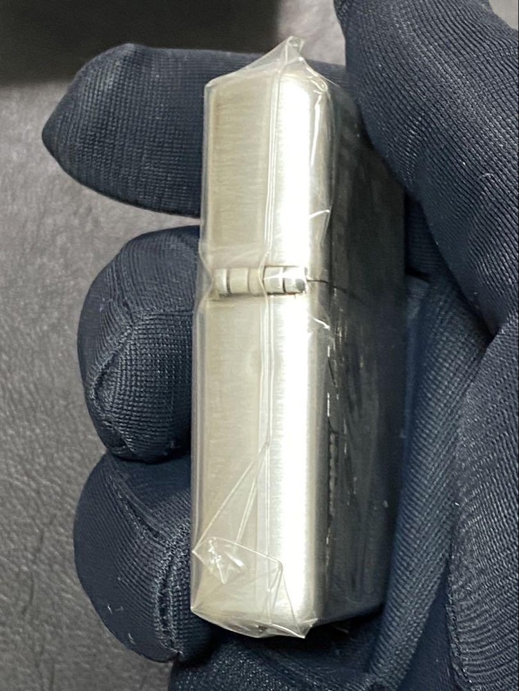 Zippo Fortissimo Momiji Etching Silver Double Sided Processing Lighter Regular