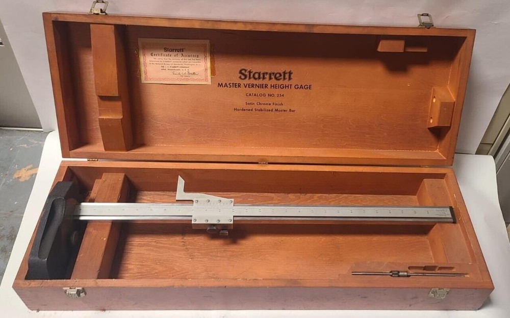 Starett Master Vernier Height Gage 254