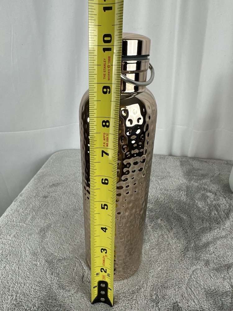Hammered Water Bottle EUC