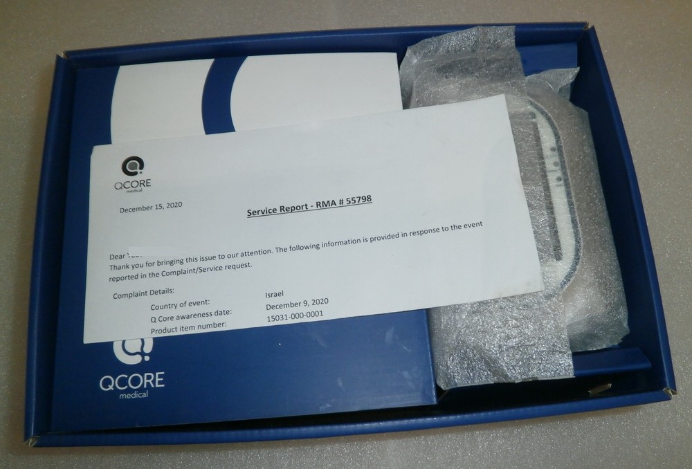 QCORE Sapphire multi therapy pump with accessories (has bad battery)