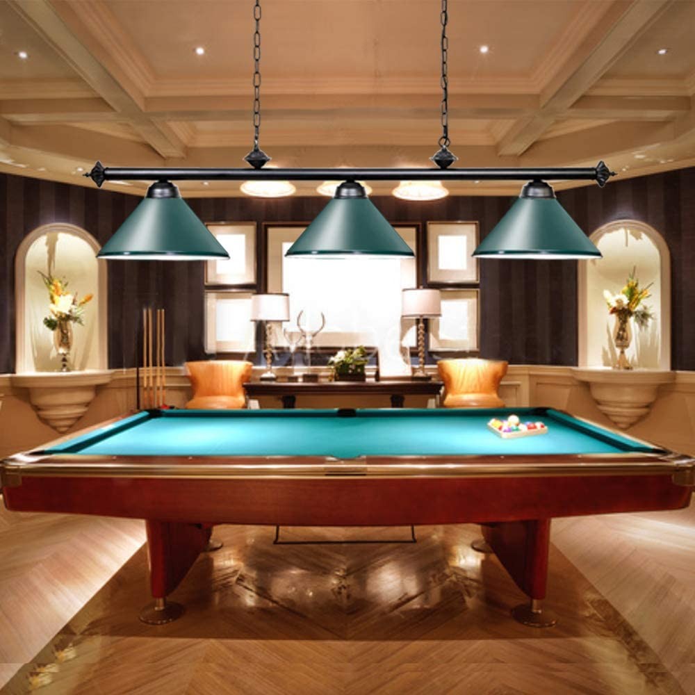 Pool Table Light, 59” Hanging Billiard Lights, Adjustable Kitchen Island Ligh...