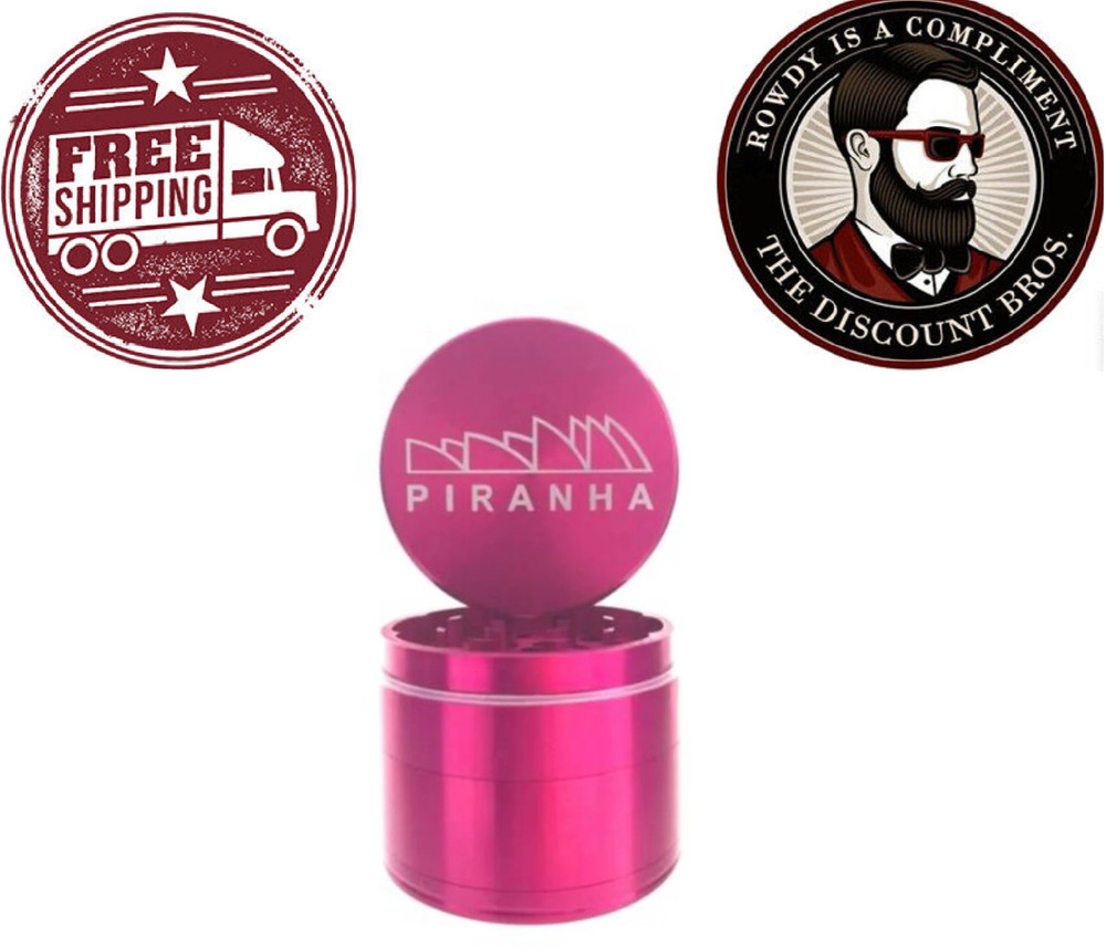Piranha Grinder 4 piece (2.5) - Pink
