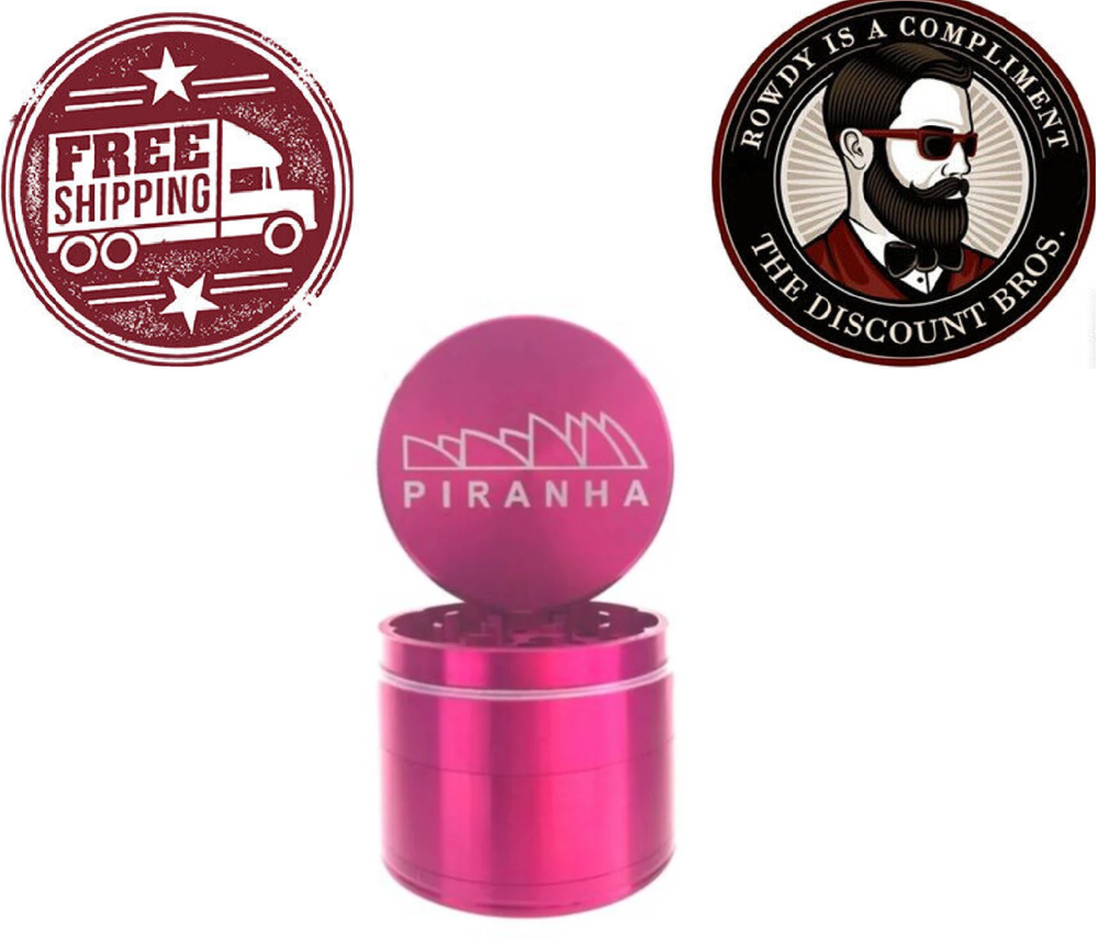 Piranha Grinder 4 piece (2.5) - Pink