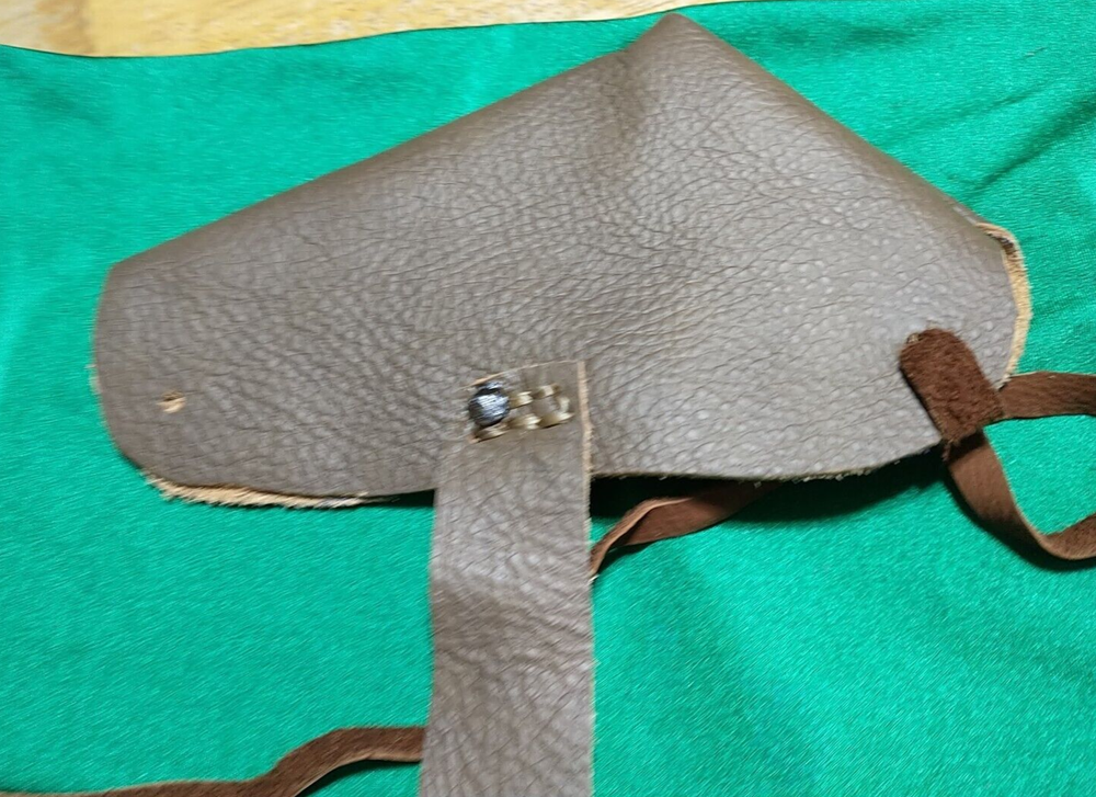 LEATHER LOCK COVER RH FLINTLOCK PERCUSSION MUZZLELOADER CUSTOM MADE BLACK POWDER