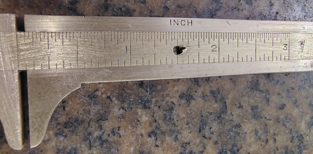 MINI BRASS POCKET CALIPER MADE IN GERMANY