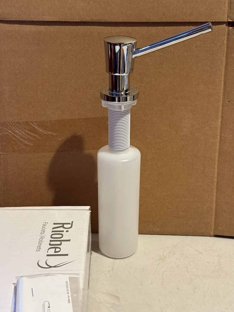 Riobel SD5C Deck Mounted Soap Dispenser - Chrome - New