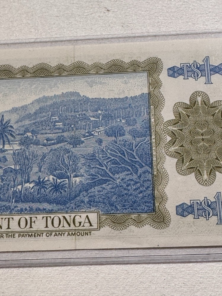 1982 Tonga 1 Pa'anga Banknote P# 19c