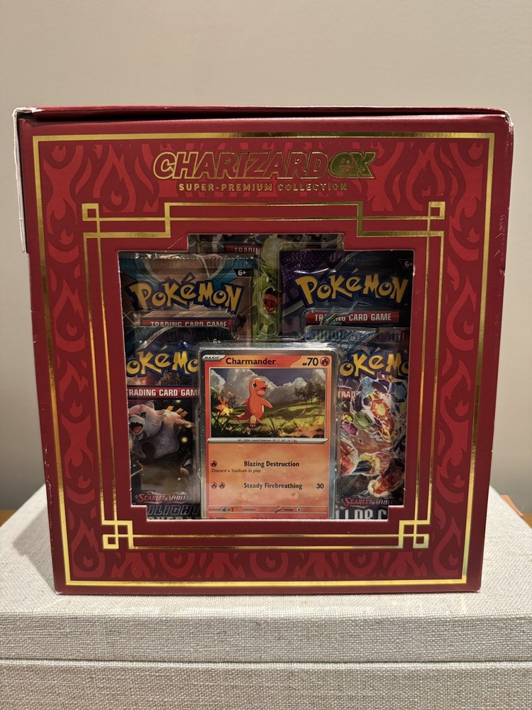 Pokémon TCG Charizard ex Super-Premium Collection Box SEE DESCRIPTION