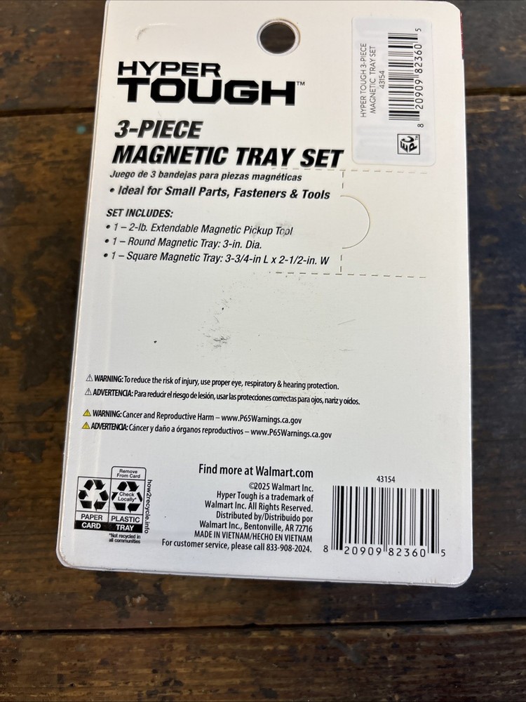 Hyper Tough 3-piece Magnetic Tray Set