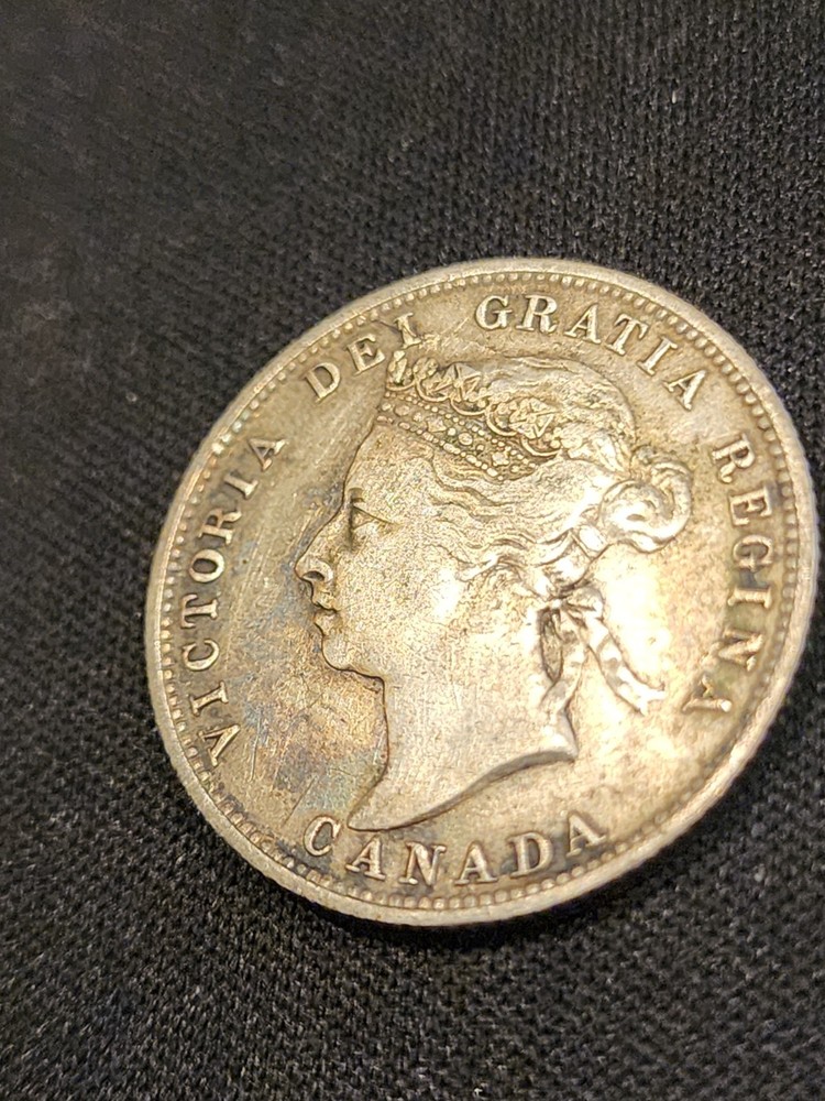 1886 Canadian 25 Cents