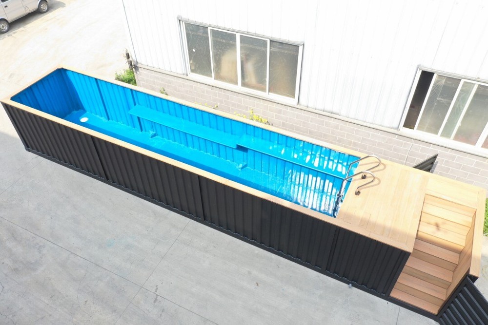 Swimming Pool 20ft. Length - Safe Room Designs Container Pools Catalog