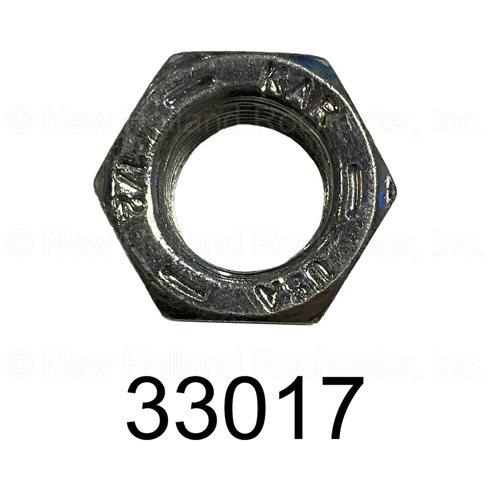 Grade 5 1/2 - 20 Hex Nut Part # 33017