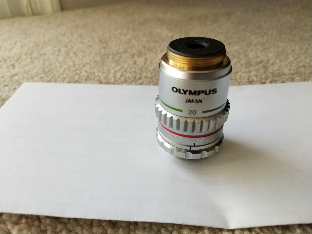 Olympus LWD CDPlan 20PL 20x Phase Microscope Objective Used