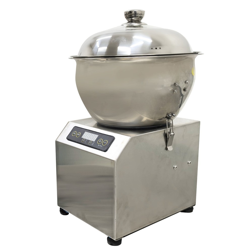 8KG Detachable Basin Type Dough Mixer Machine w/ Heating Function Timing Control