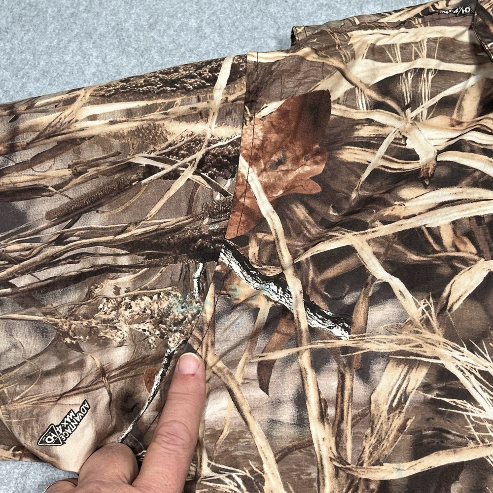Herters Camo Jacket Full Zip Button Lined Advantage Max 4 Hunting
