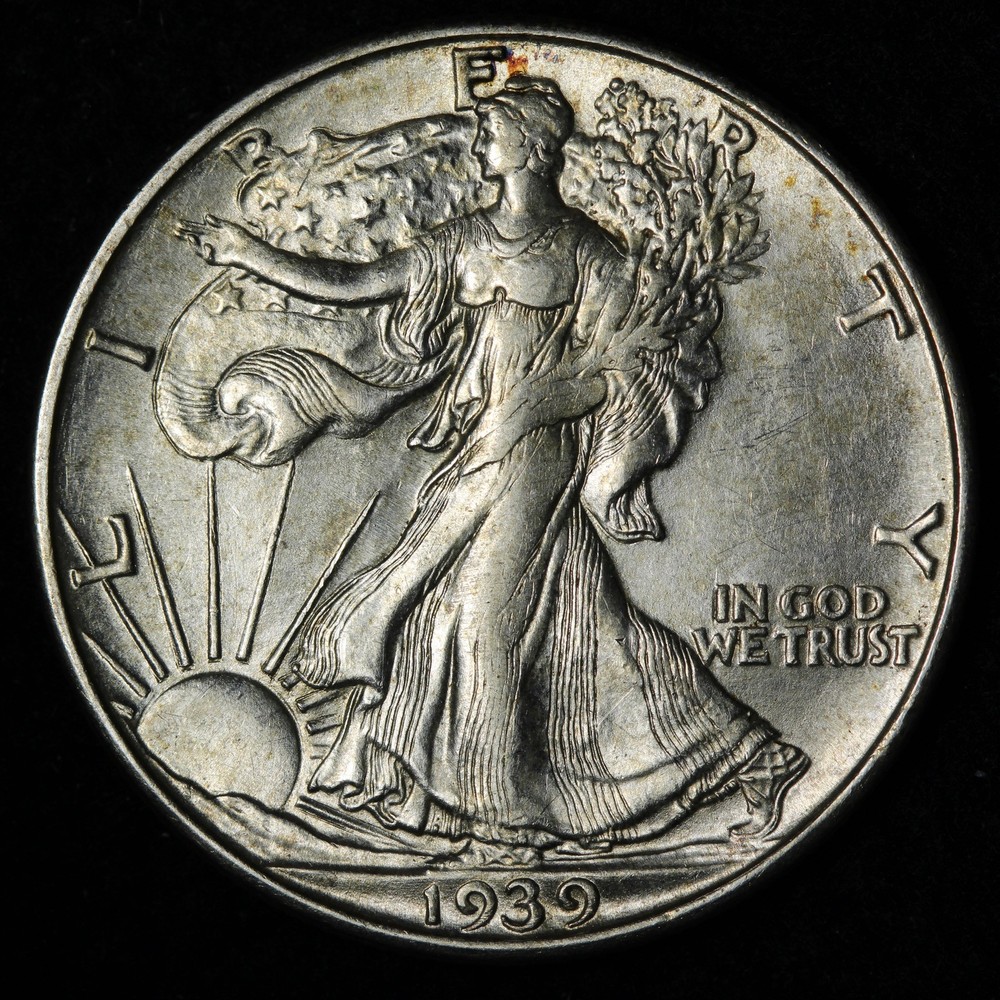 1939-D Walking Liberty Silver Half Dollar BU *UNCIRCULATED* MS E336 ZTHB