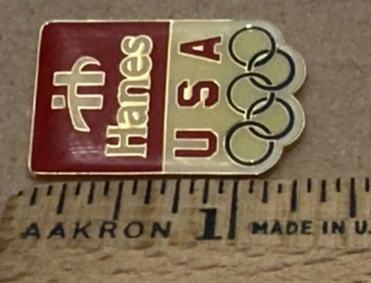 Hanes Sponsor USA Olympics Lapel Pin