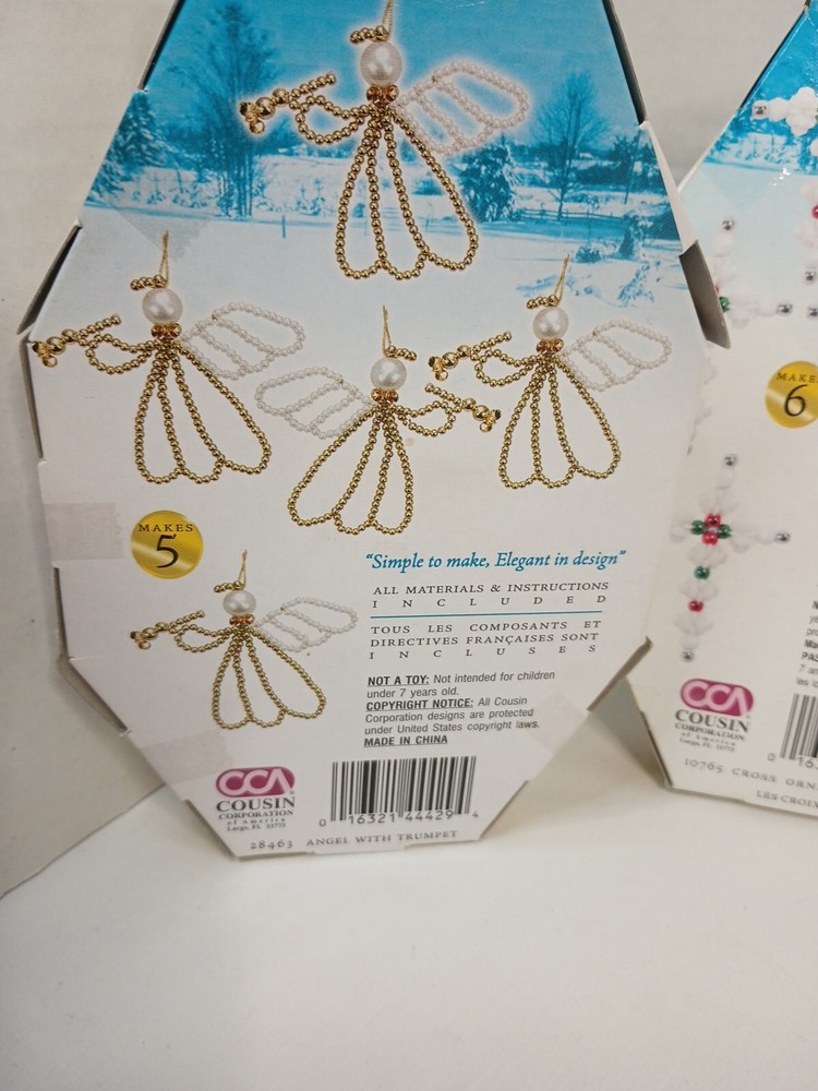 Sensations Beaded Christmas Ornament Kit Choice New Package Damage