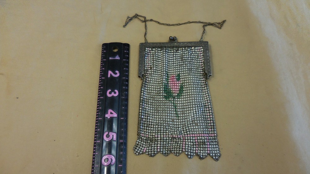 Vintage Mesh Beaded Purse