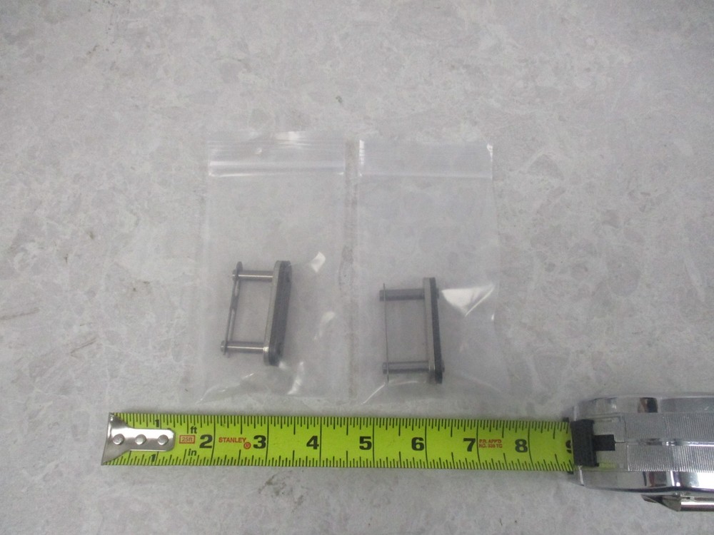 LOT OF 2 US TSUBAKI RF2060 ROLLER CHAIN LINKS, AB0152