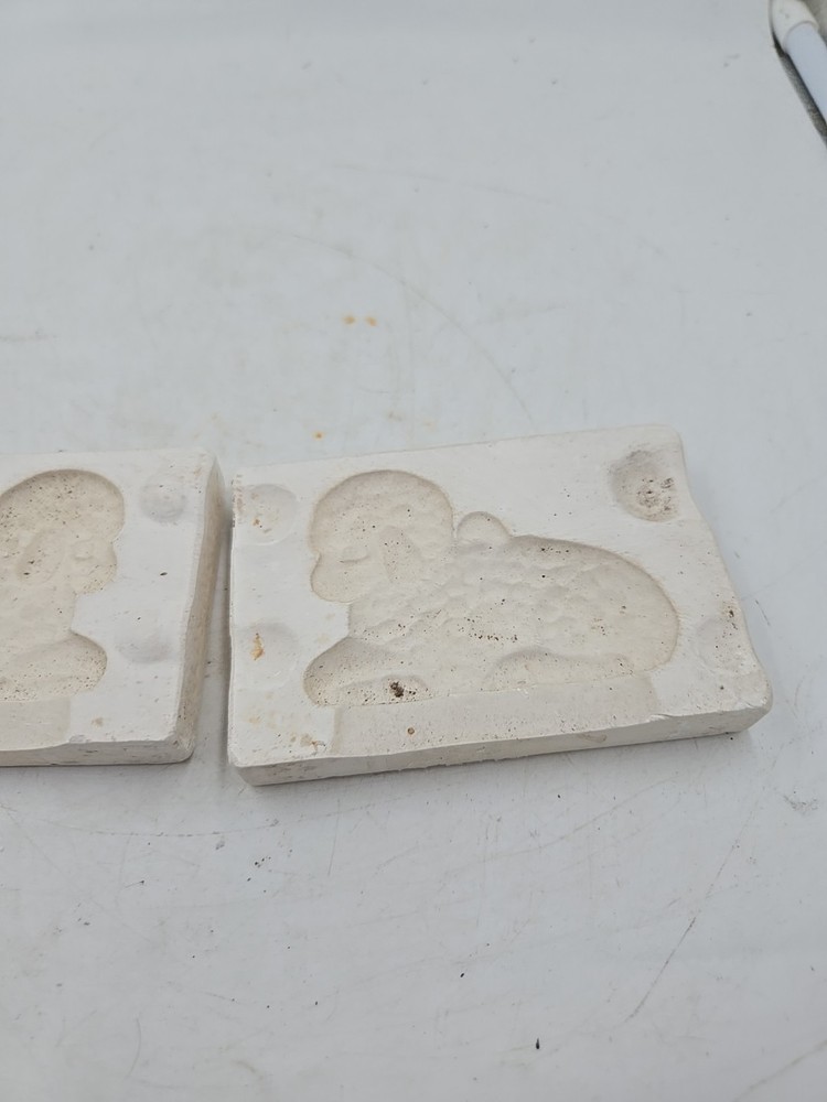 Vintage Slip Casting Mold Of A Lamb