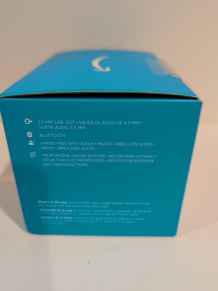 Amazon Echo Dot (4th Gen) Smart Speaker Black, Model B7W64E