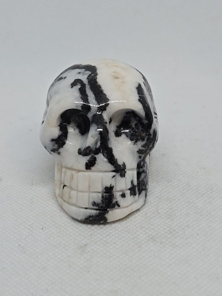Hand Carved Moonstone Skull