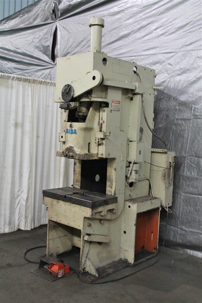 55 TON AIDA MODEL #PC-5(2) SINGLE CRANK GAP FRAME PRESS: YODER #59295