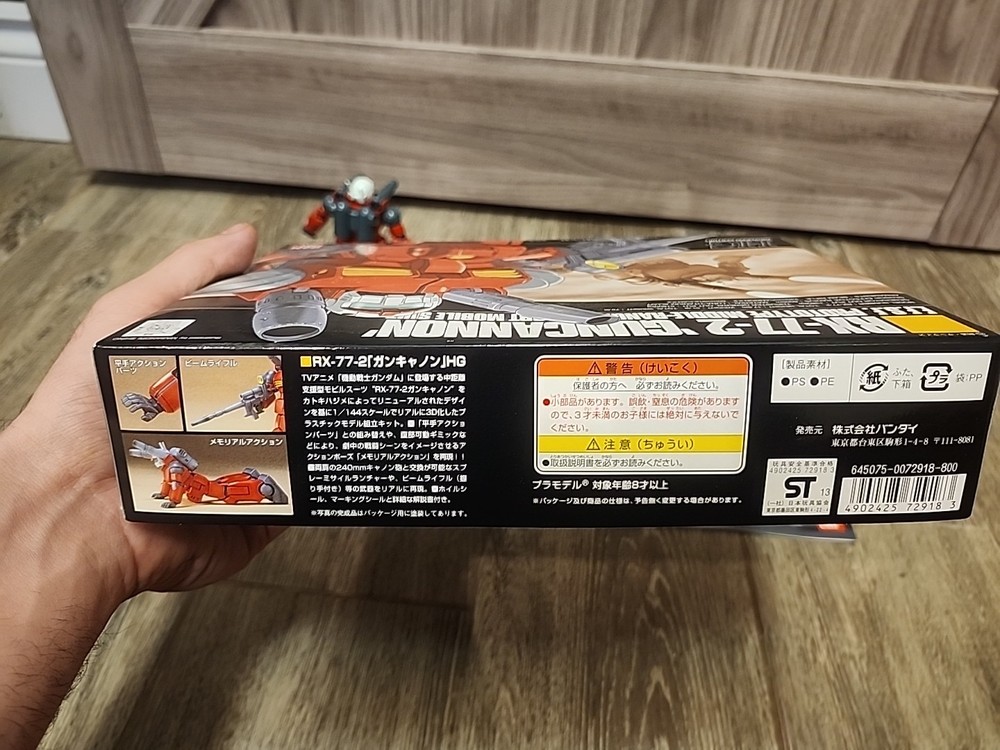 Gundam RX-77-2 Guncannon Prototype Middle-Range Support Mobile Suit 1:144