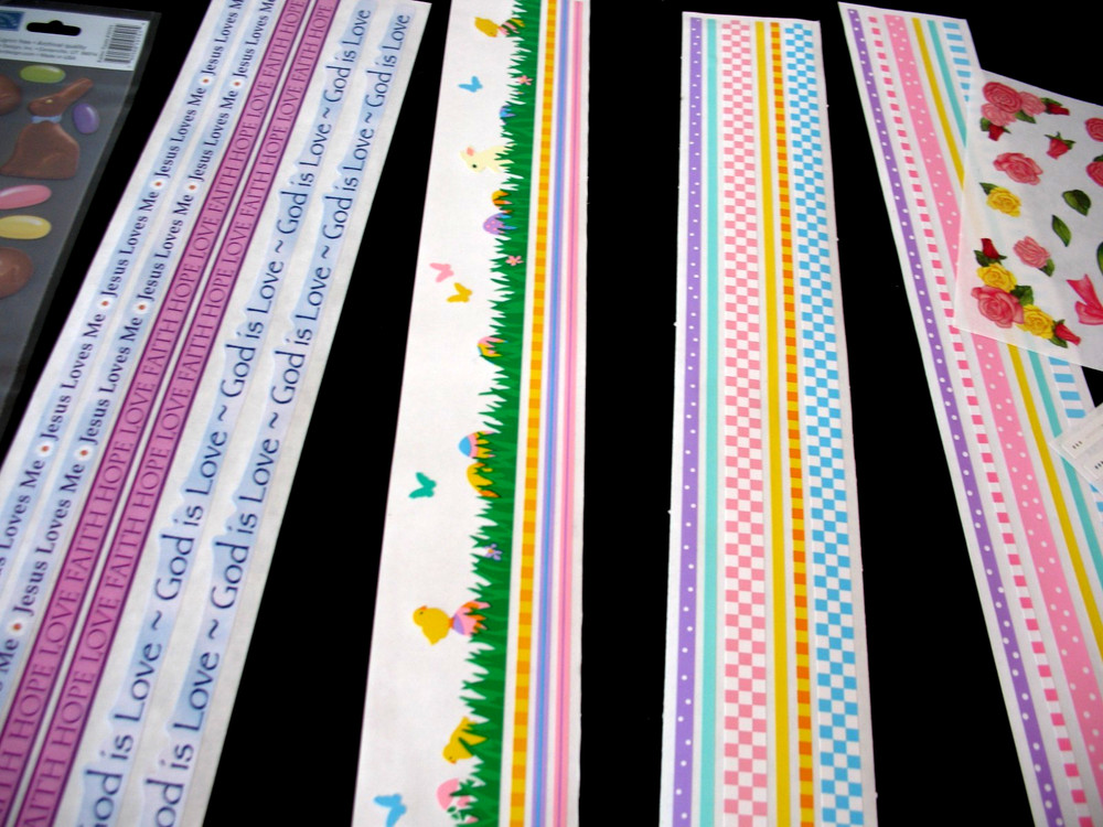 CREATIVE MEMORIES Stickers-Easter, Religious Block And Great Lengths