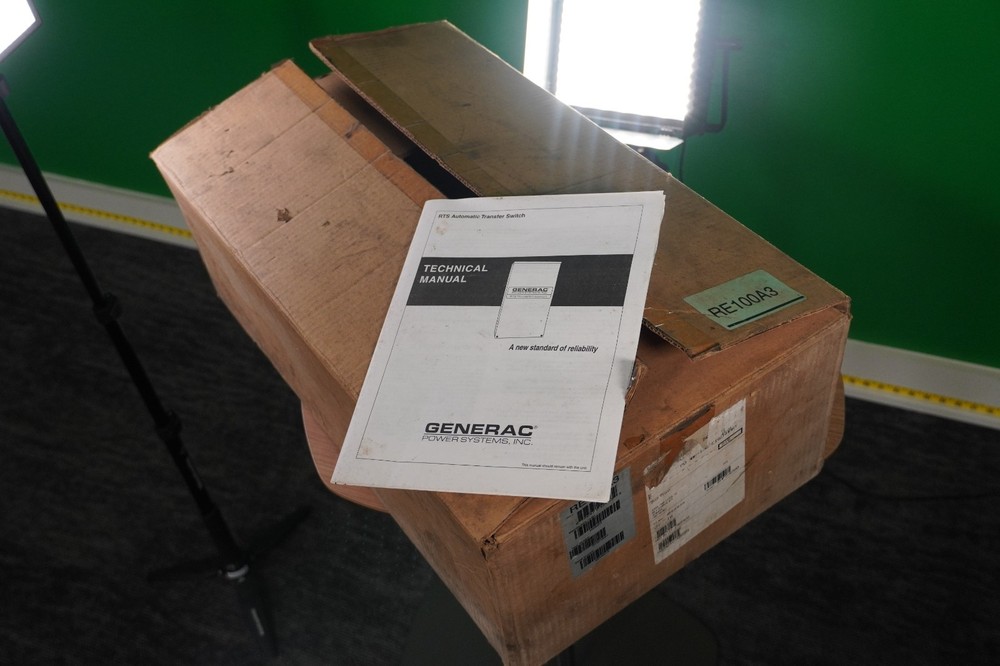 Generac RTSE100A3 Automatic Transfer Switch single phase, two pole, 100A 120/240