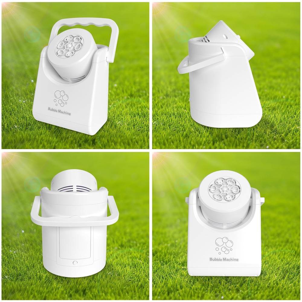 Bubble Machine for Kids Toddlers,Automatic Bubble Blower,Portable Adjustable ...