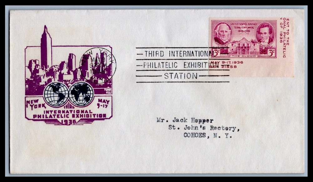 US FDC # 778d 3c Texas Ioor   1936, 9p156