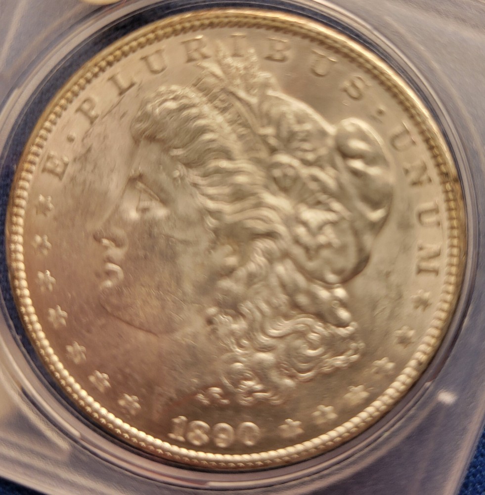 1890 Morgan Silver Dollar Very Nice MS Phildelphia Mint Graded Fairly