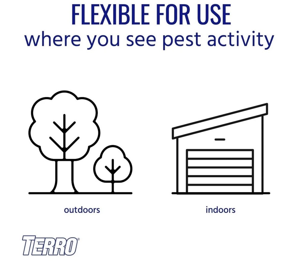 🔥TERRO Roach Bait Powder + Applicator Kills Cockroach Ants Earwigs Silverfish