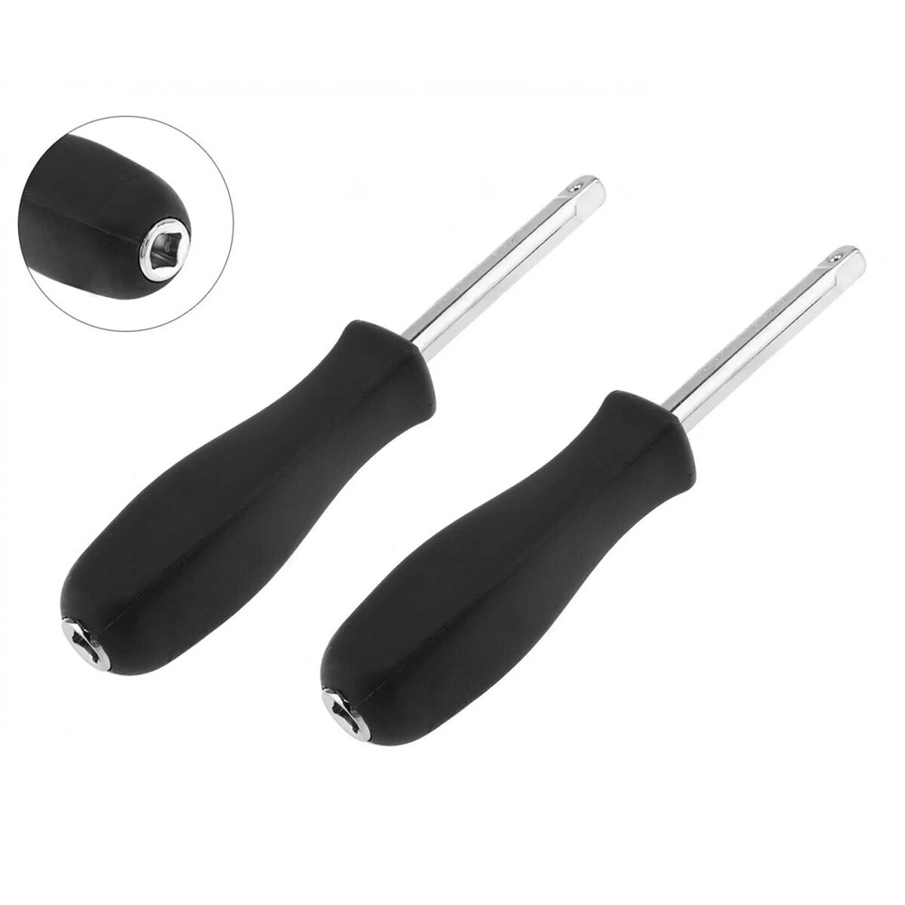 4 Pack 1/4" Socket Driver Handle Standard with internal 1/4" Female End Spinner