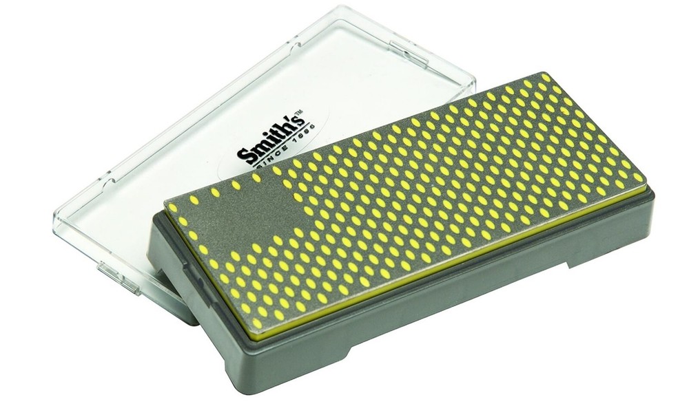 Smith's Diamond Bench Stone 6" Coarse 325 Grit w/ Micro-Tool Sharpening Pad DBSC