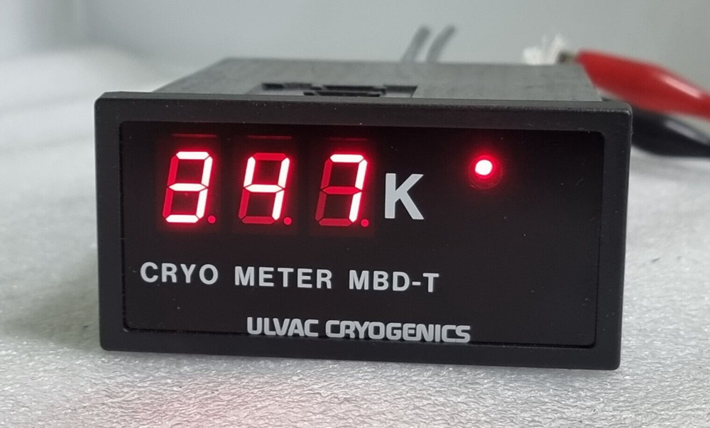 Used ULVAC CRYOGENICS CRYO METER MBD-T / AC 220V